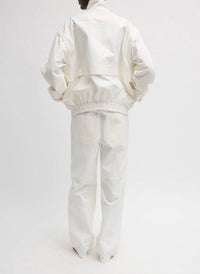 Tibi - Women's Patchwork Twill Slicker Jacket