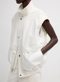 Tibi - Women's Patchwork Twill Slicker Jacket