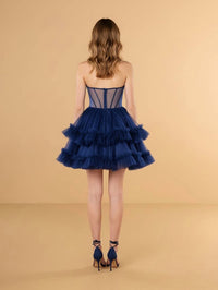 Tiffany Designs - Strapless Mini Dress