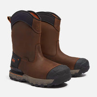 Timberland - Men's Boondock Ultralight Pull-on Composite Waterproof Work Boots - Medium