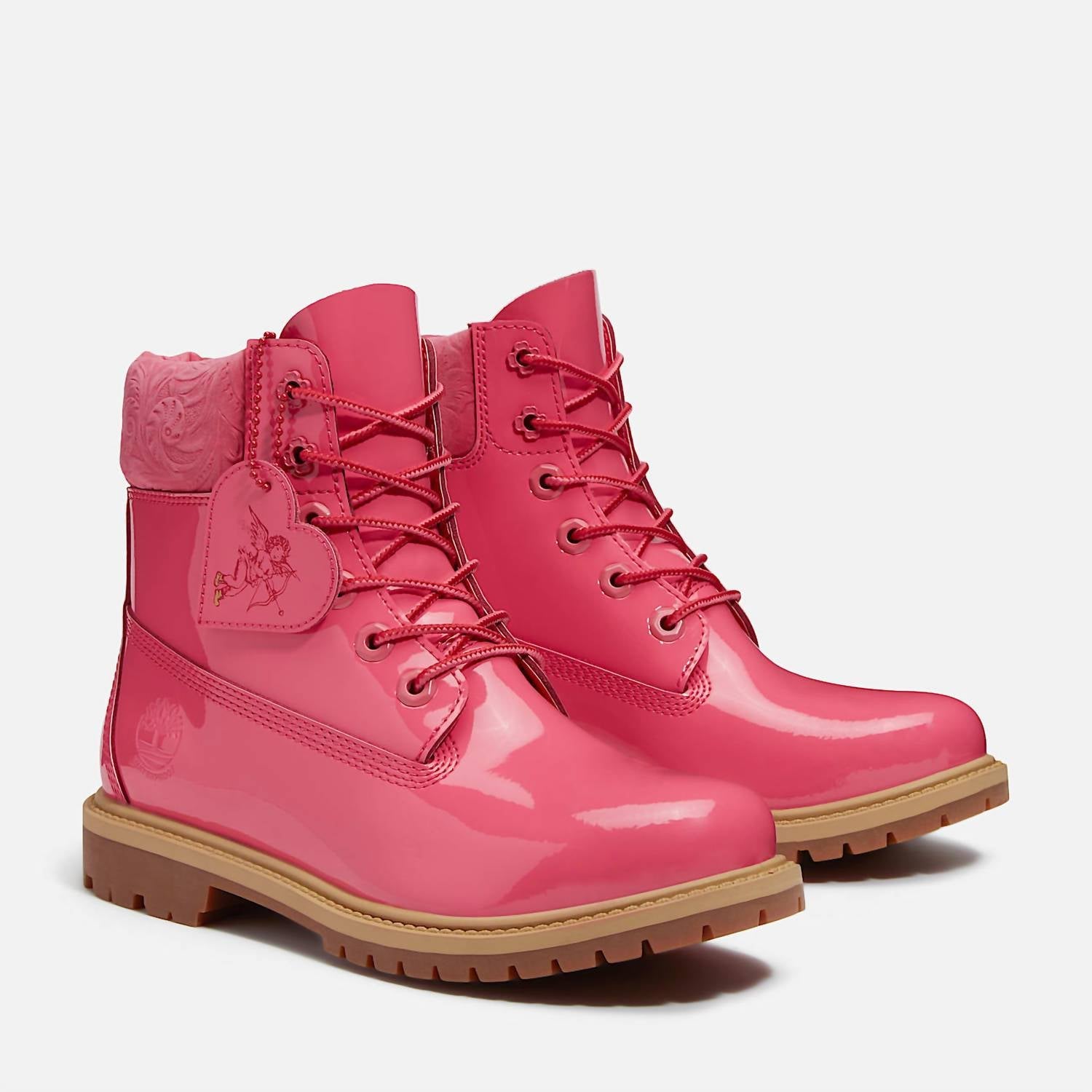 Timberland - Premium 6 Inch Waterproof Boot - ankle - boots - booties - pink