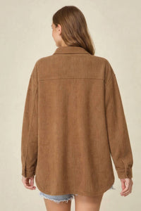Timing - Cozy Soft Waffle Oversized Shacket