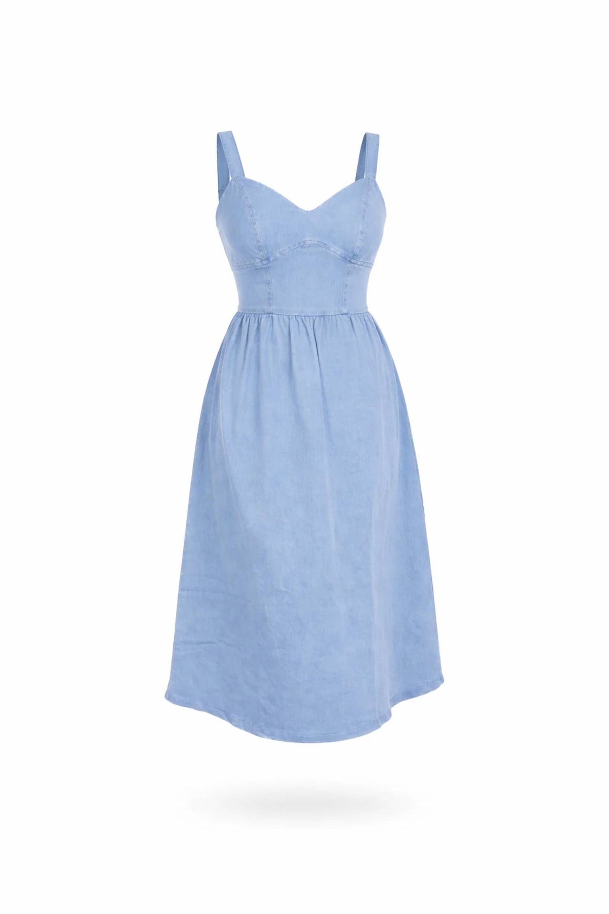 Timing - Sleeveless Denim Dress