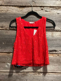 Timing - Women's Sequins Tank Top