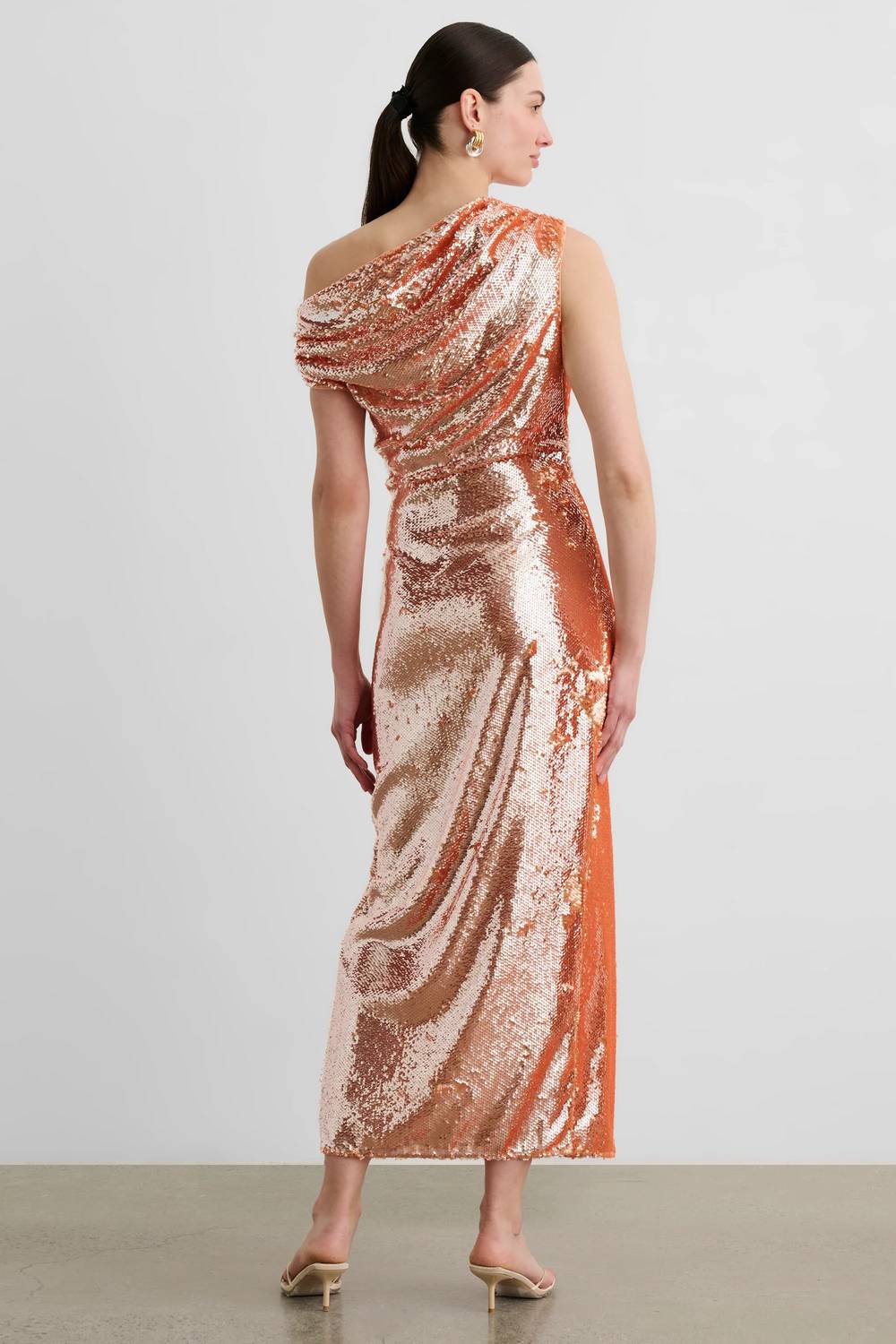 Toccin - Audrey Asymmetrical Draped Dress