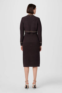 Toccin - Tani Button Front Pencil Skirt