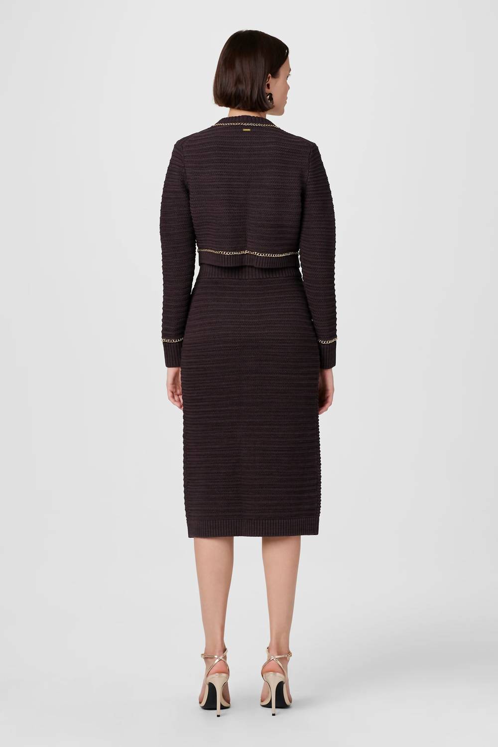 Toccin - Tani Button Front Pencil Skirt