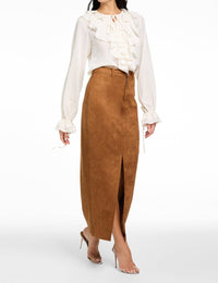 Toccin - Tobi Exaggerated Ruffle Blouse