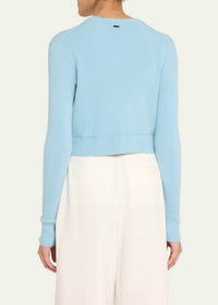 Toccin - Zoe Crop Cardigan - blue - cardigans - clothing