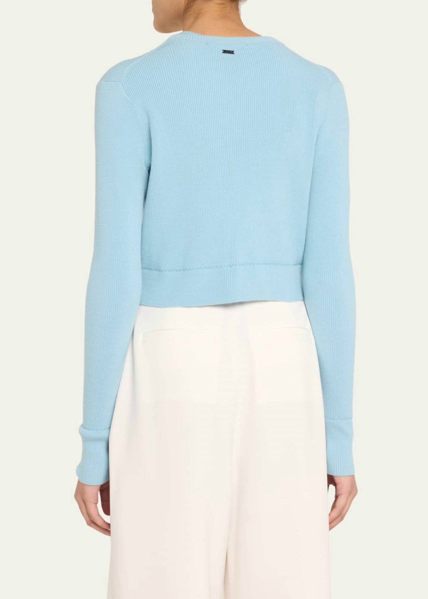 Toccin - Zoe Crop Cardigan - blue - cardigans - clothing