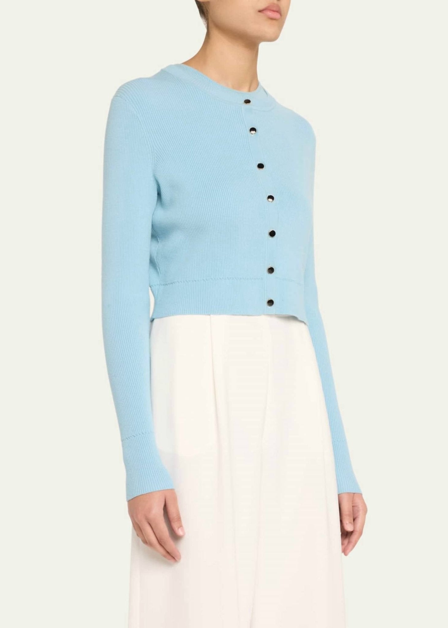 Toccin - Zoe Crop Cardigan - blue - cardigans - clothing