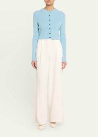Toccin - Zoe Crop Cardigan - blue - cardigans - clothing