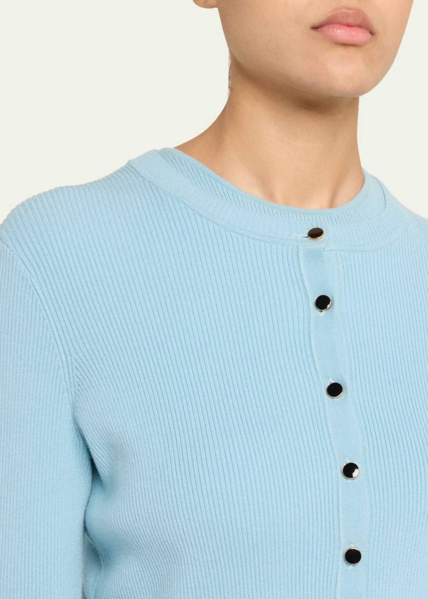 Toccin - Zoe Crop Cardigan - blue - cardigans - clothing