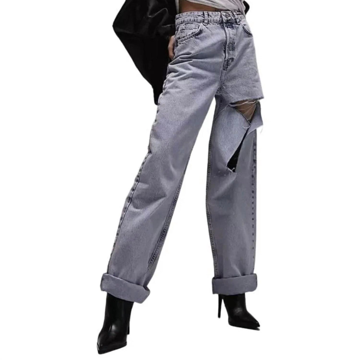 Topshop - Women's Oversized Mom Jeans