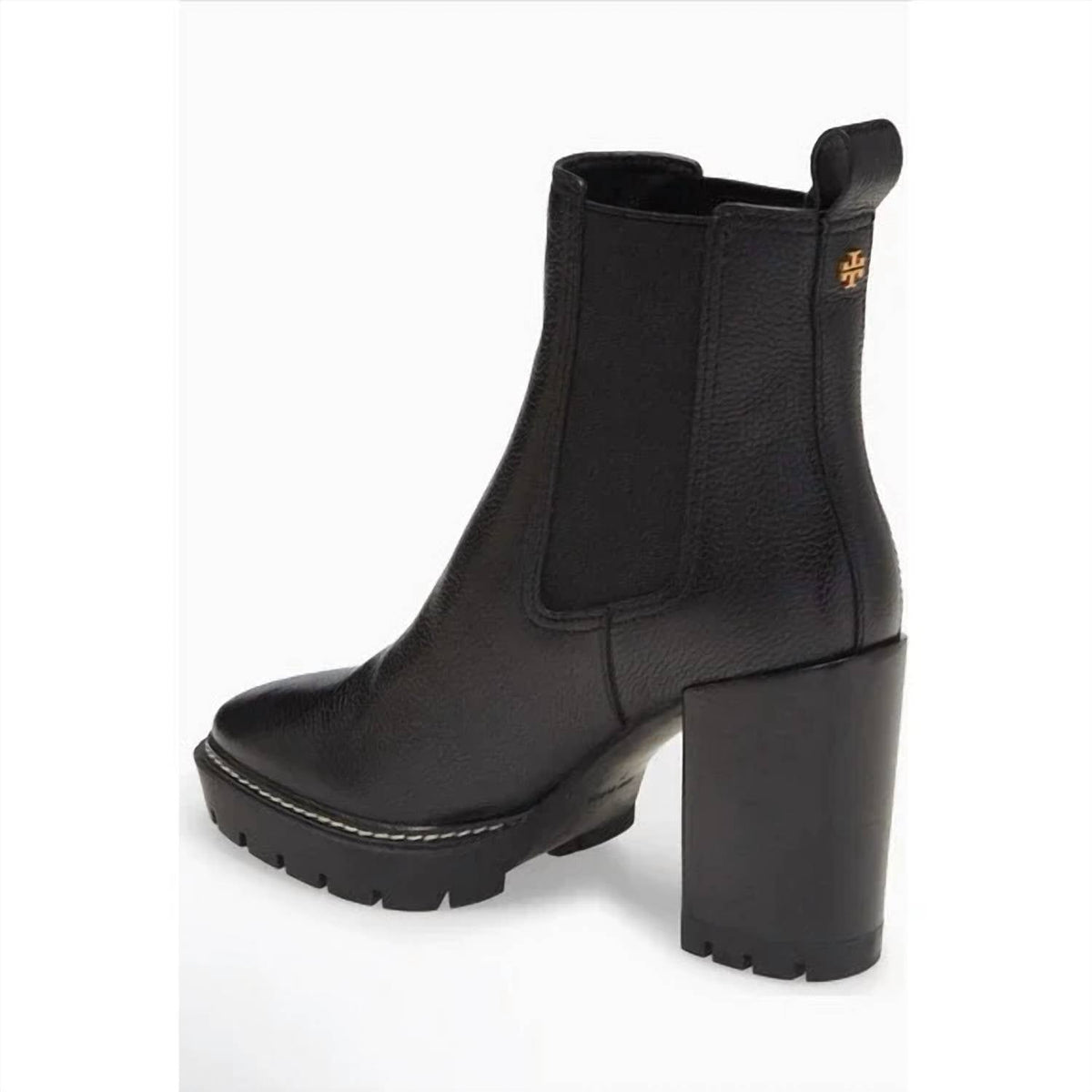 Tory Burch - Women's Carson 70mm Lug Sole High Heel Booties