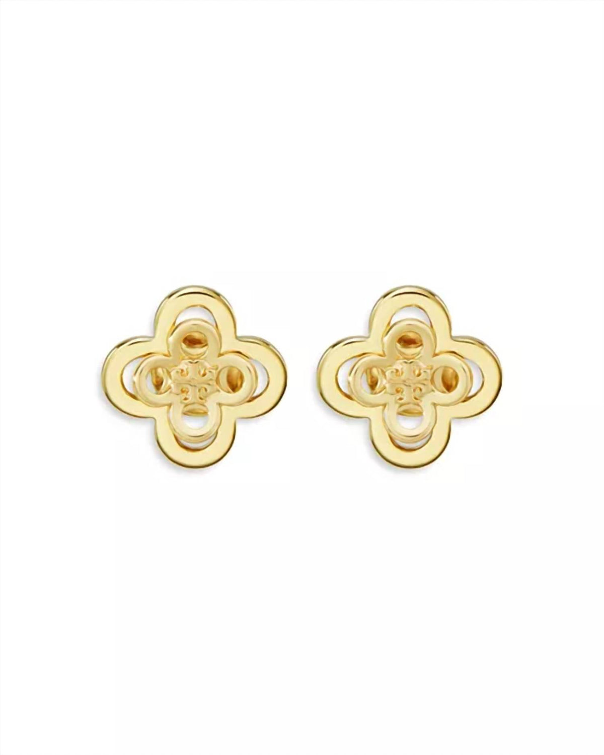 Tory Burch - Forget Me Not Clover Stacked Stud Earrings