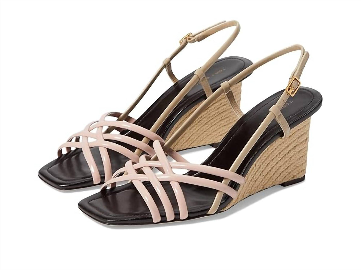 Tory Burch - Women Multi Strap Wedge Sandal