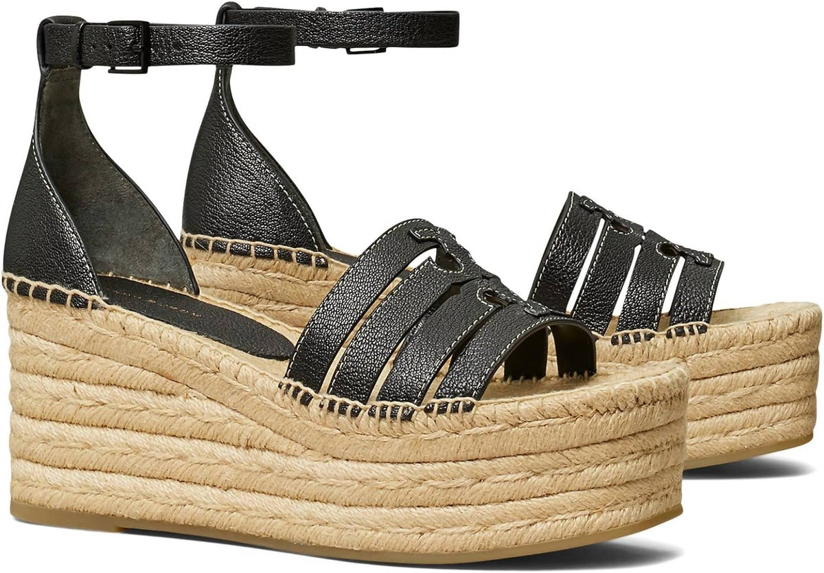 Tory Burch - Women's 80 Mm Ines Cage Wedge Espadrille Platform