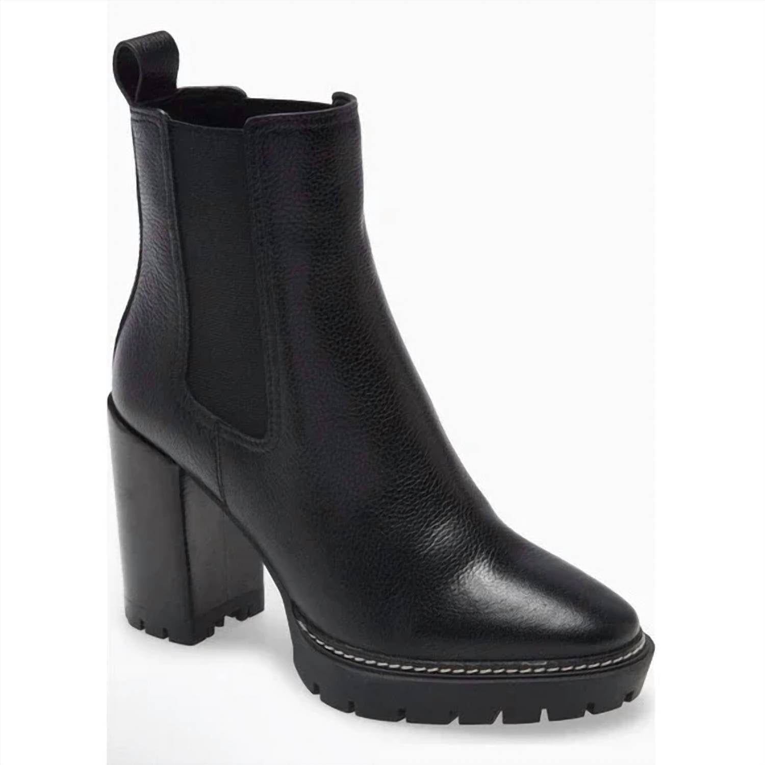 Tory Burch - Women's Carson 70mm Lug Sole High Heel Booties - ankle - boots - beige - booties