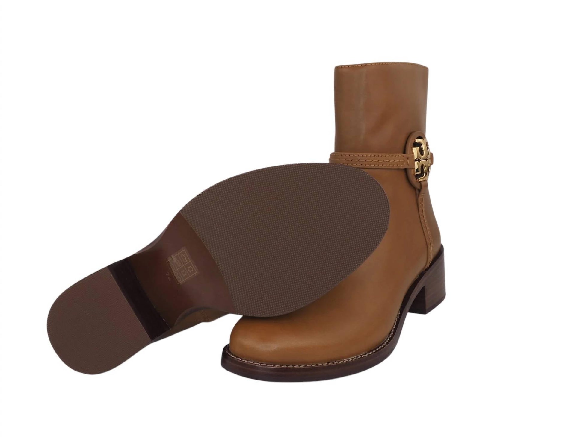 Tory Burch - Women's Miller Calf Leather Bootie Boots - ankle - boots - booties - brown