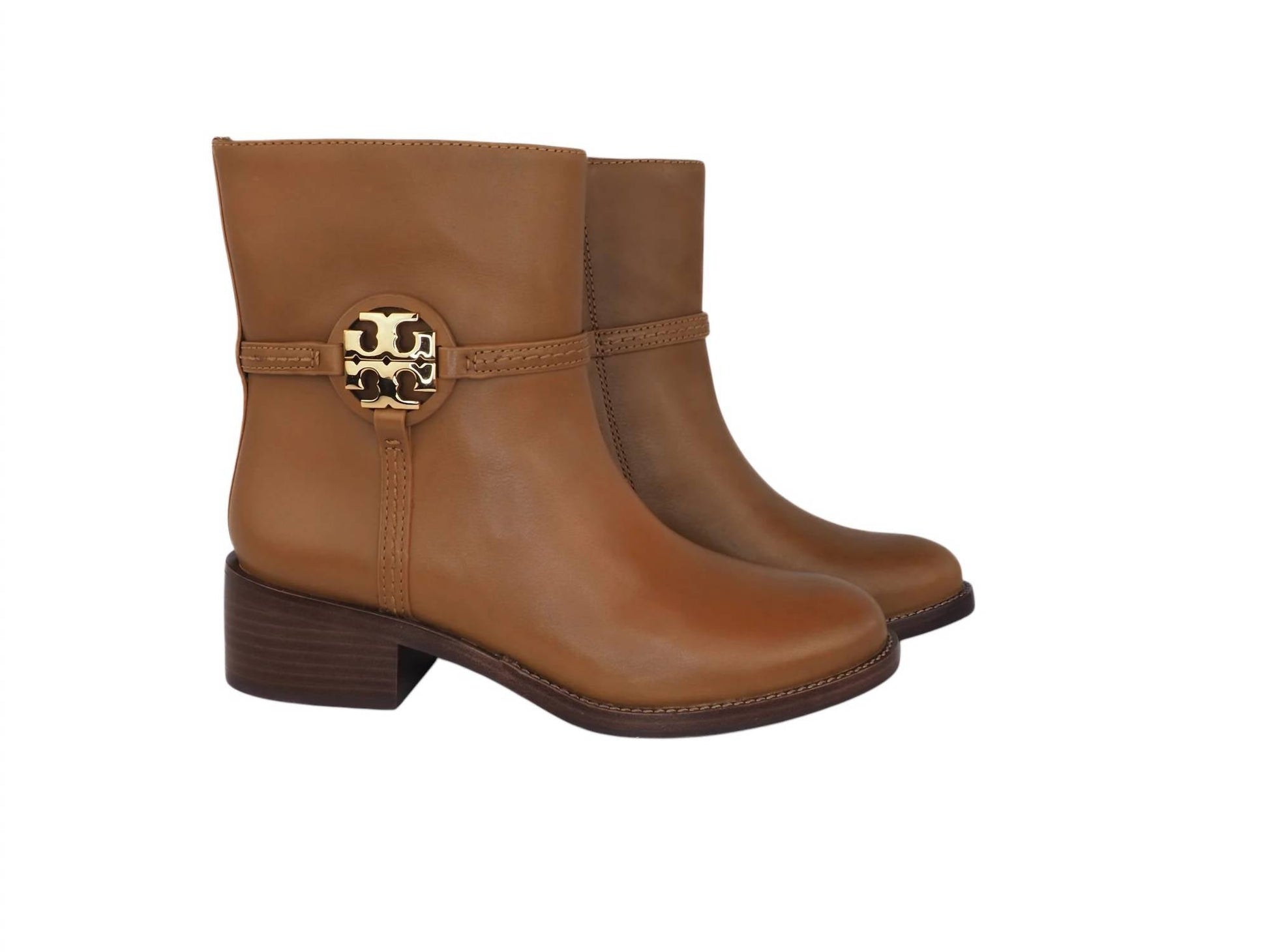 Tory Burch - Women's Miller Calf Leather Bootie Boots - ankle - boots - booties - brown