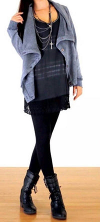 Tough Luv - Cascade Button Up Cardigan