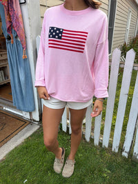 Town Pride - Knit Flag Sweater