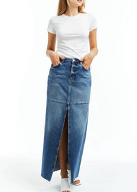 Tractr - Denim Maxi Skirt