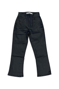Tractr - Girls Coated Flare Jeans