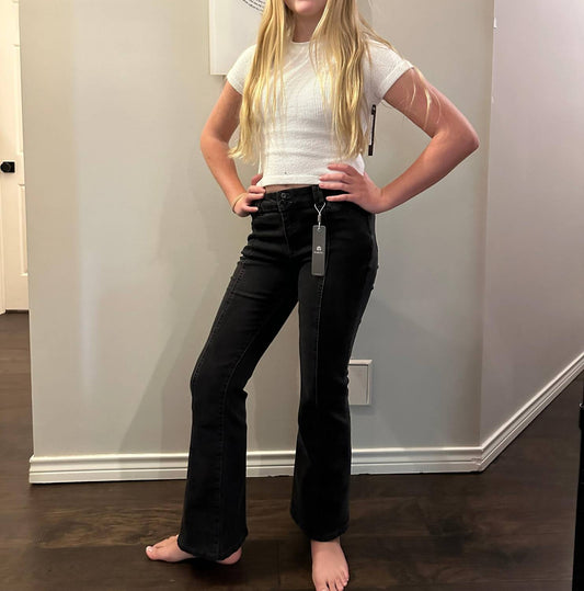 Tractr - Girl's Dolly Denim Jean - black - bottoms - clothing