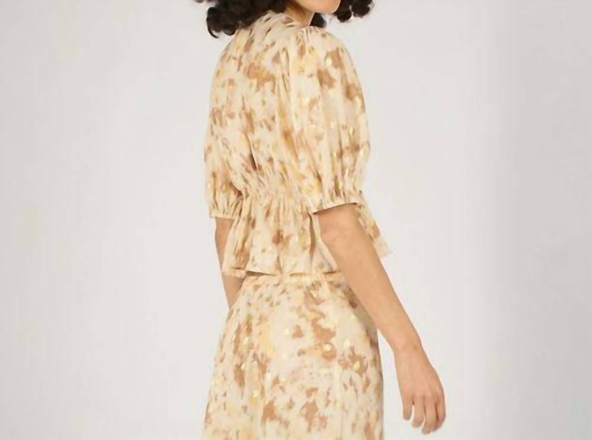 Traffic People - Goldrush Margot top