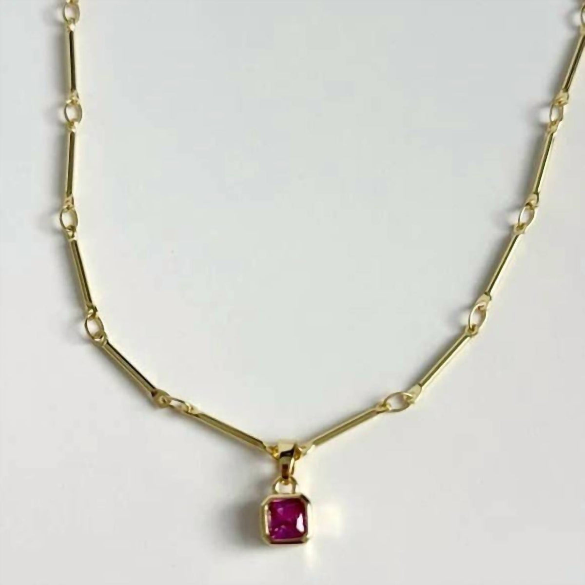 Tramps+Thieves - Women's Danni Ruby Necklace