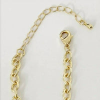 Tramps+Thieves - Shield Crystal Necklace - gold - jewelry - necklaces