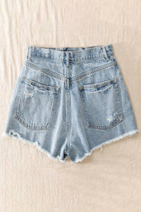 Trend:Notes - Women's Distressed Denim Shorts