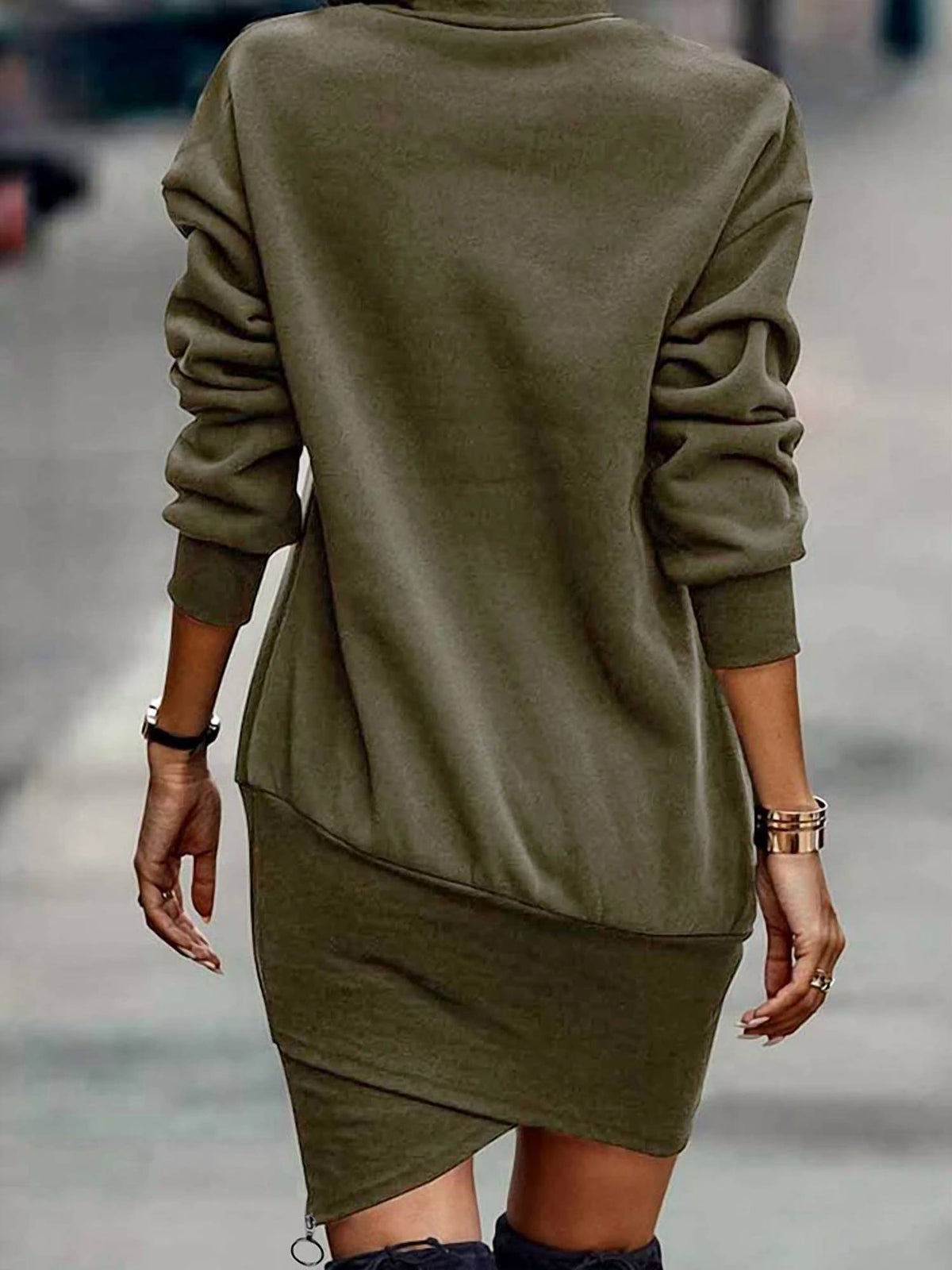 Trendsi - Pines Sweater Mini Dress