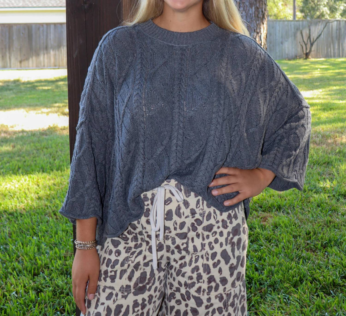 Tres Bien - Knit Sweater Top