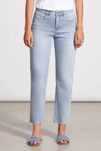Tribal - Audrey Girlfriend Straight Ankle Jeans - ankle - blue - clothing