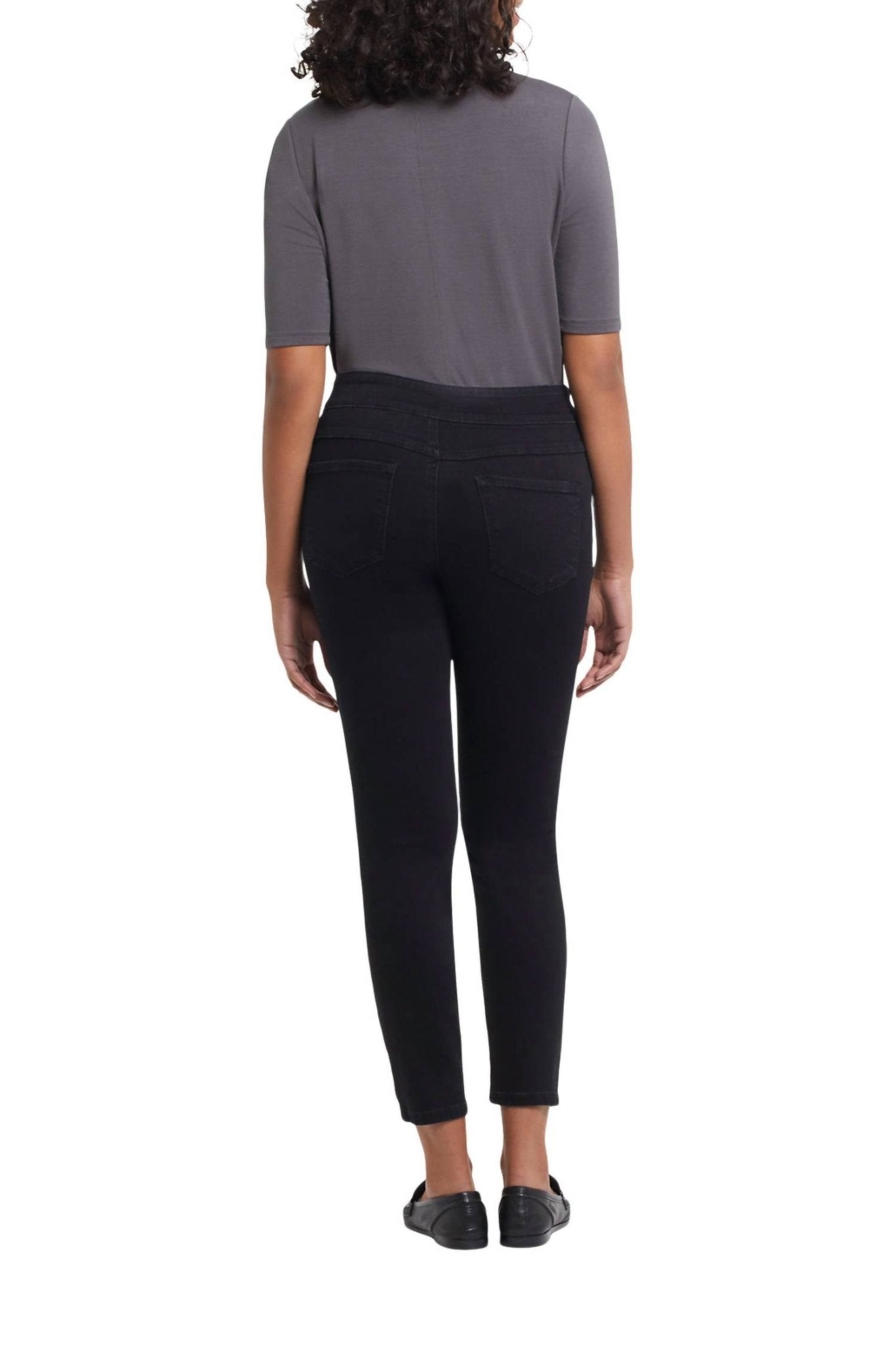 Tribal - Audrey Pull - on Ankle Jegging - black - clothing - cotton - blend