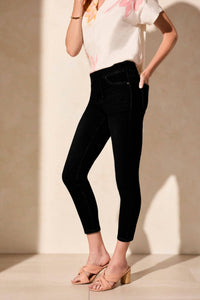 Tribal - Audrey Pull - on Ankle Jegging - black - clothing - cotton - blend
