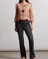 Tribal - Audrey Pull On Microflare Jeans