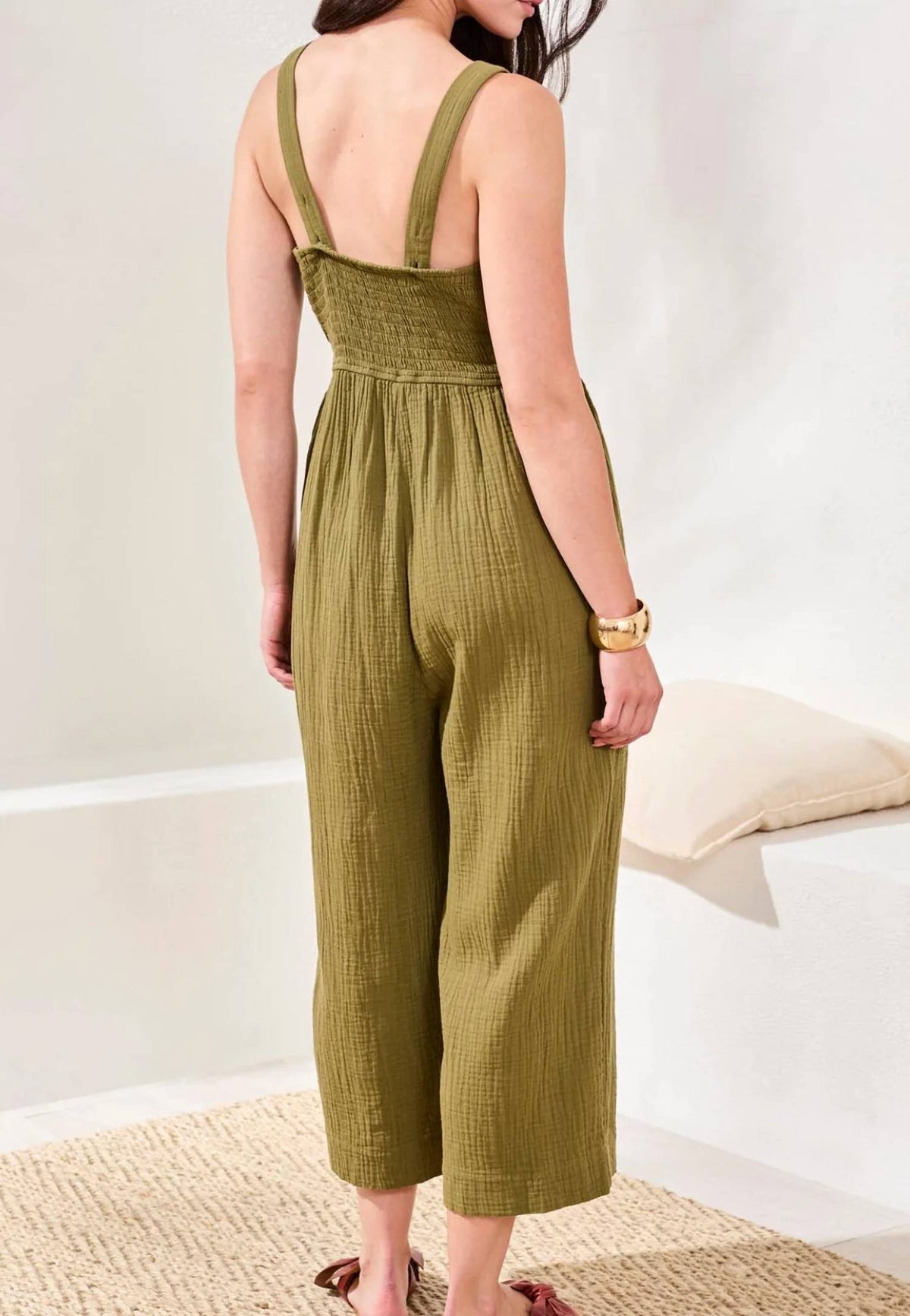 Tribal - Back Smocking Jumpsuit