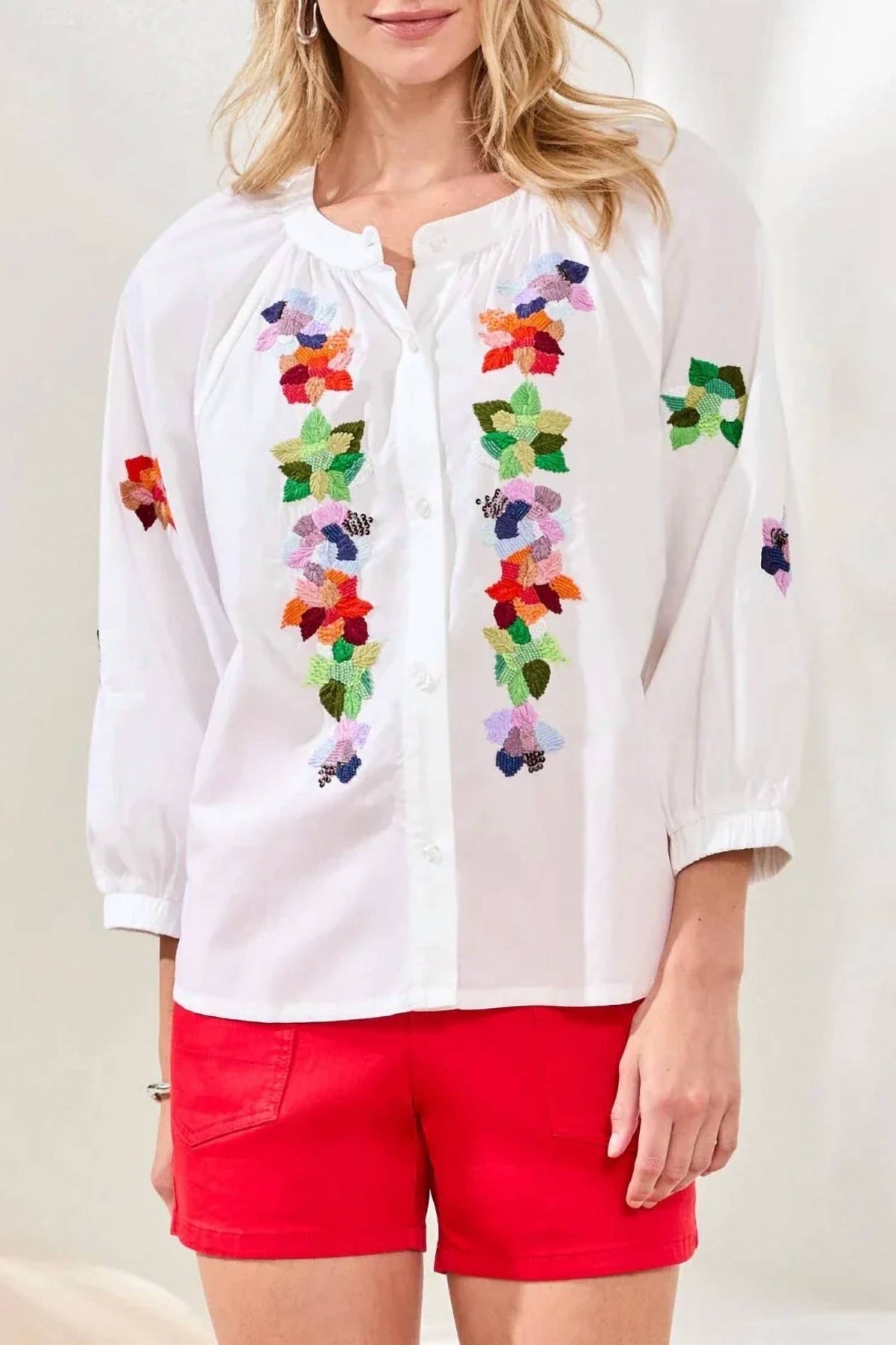 Tribal - Blouse With Embroidery