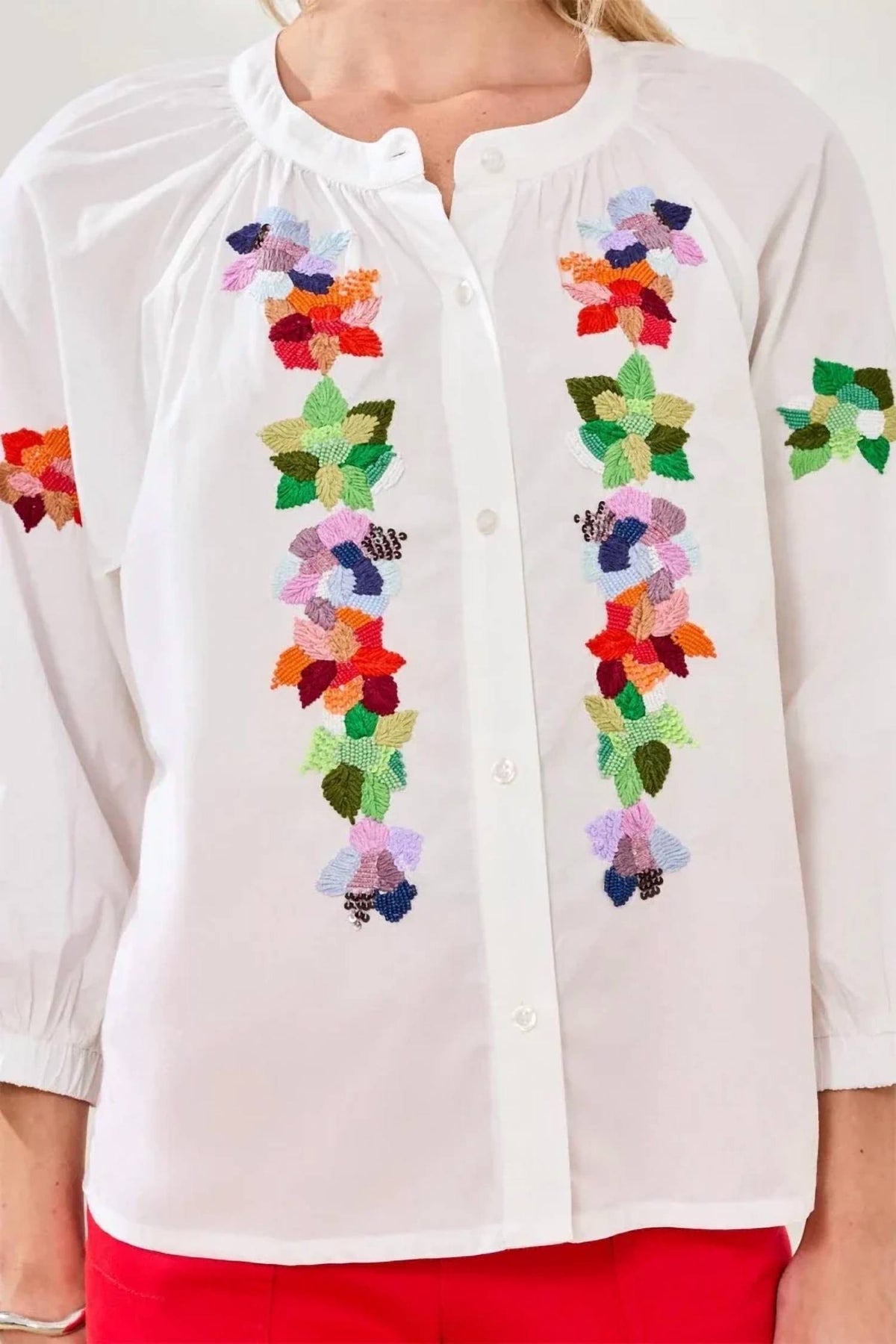 Tribal - Blouse With Embroidery