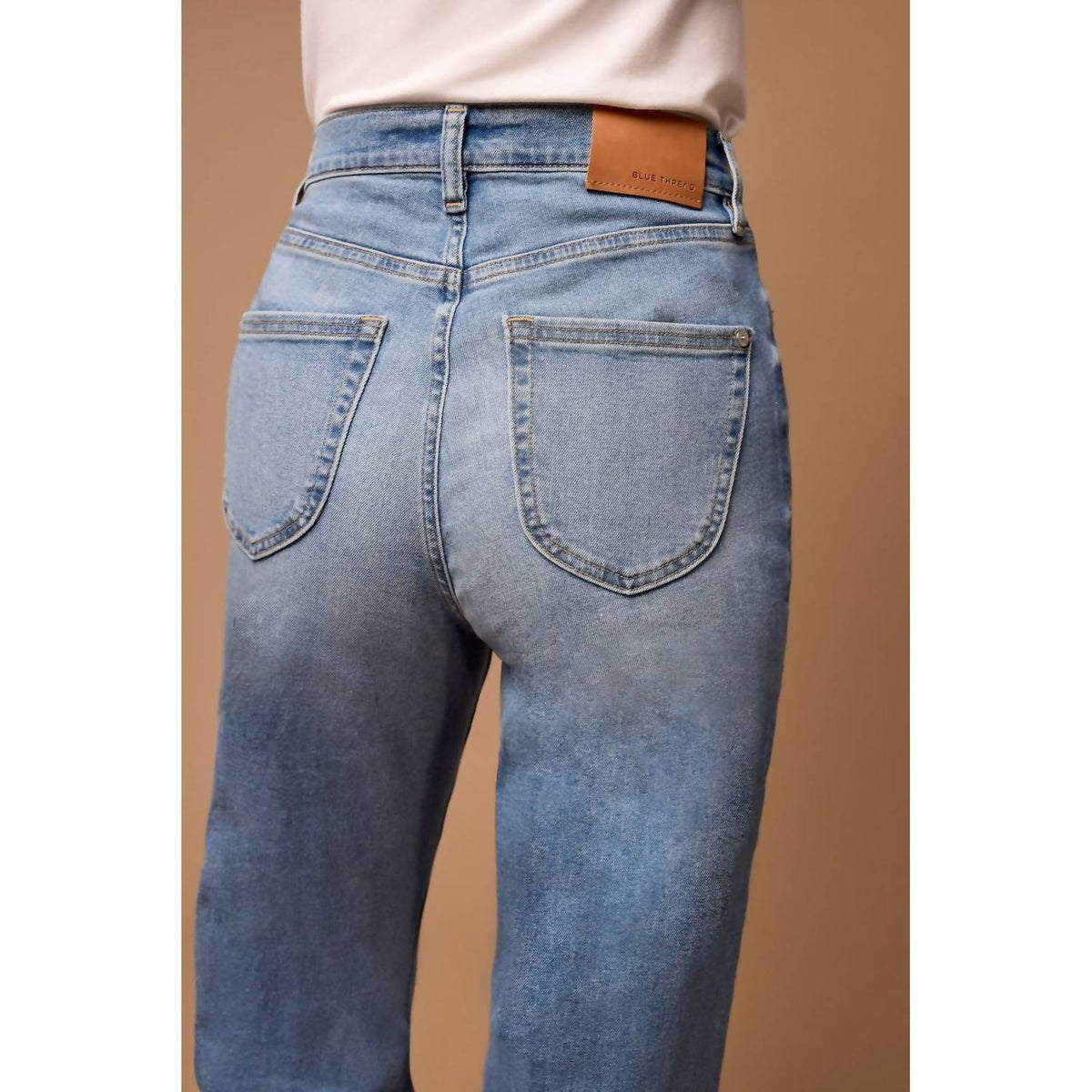 Tribal - Blue Thread Brookke Hugging Palazzo Jeans