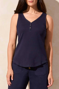 Tribal - Buttoned Tank Top