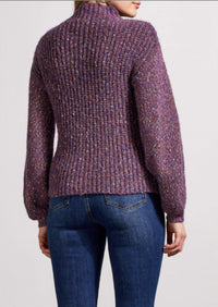 Tribal - Cable Front Sweater - clothing - cowl - polyester