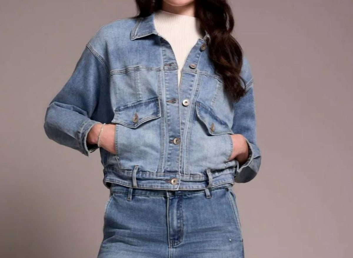 Tribal - Classic Drop Shoulder Denim Jacket