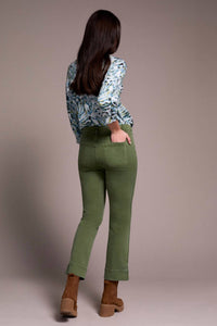 Tribal - Comfort Stretch Pull-on Kick Flare Ankle Pants