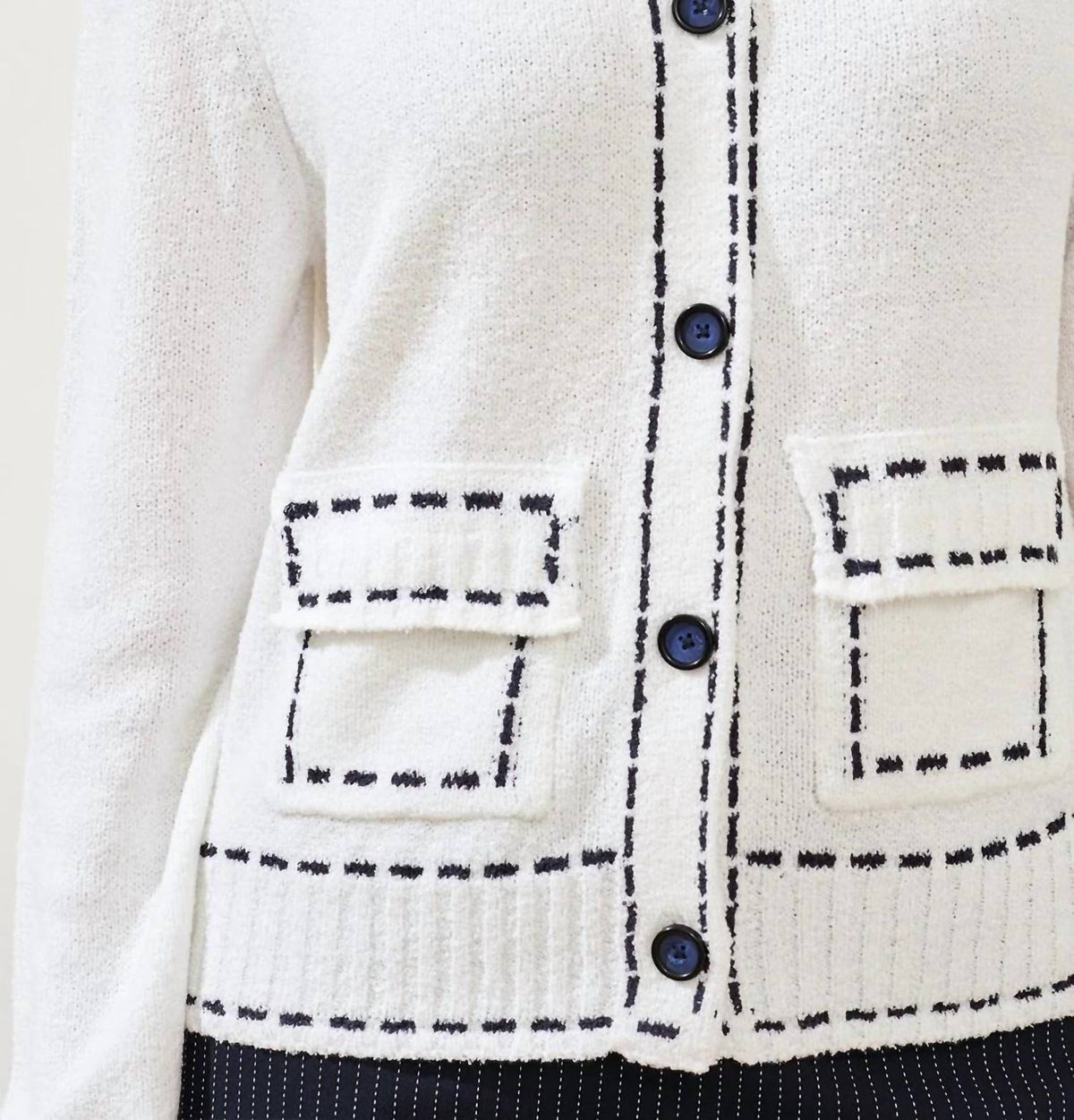 Tribal - Contrast Stitch Cardigan