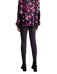 Tribal - Floral Button Front Blouse - blouses - clothing - floral